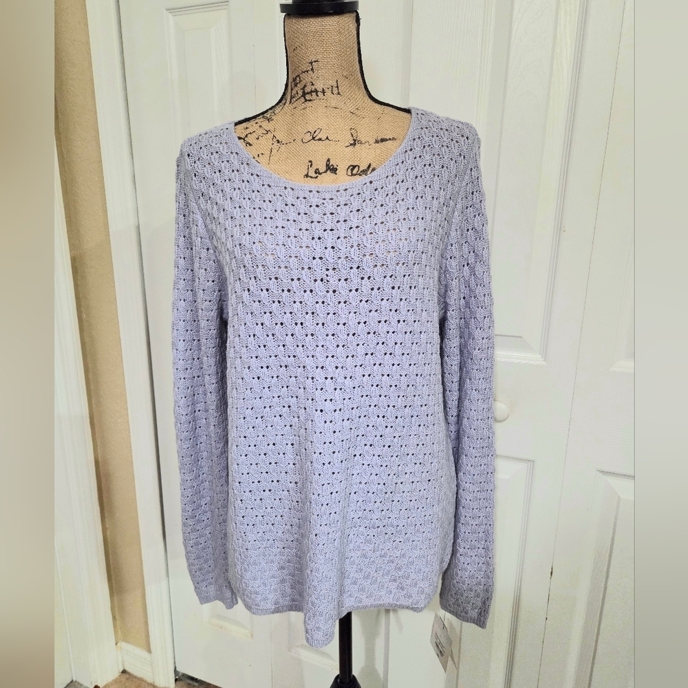 Liz Claiborne Women's New Lavender Knit Sweater